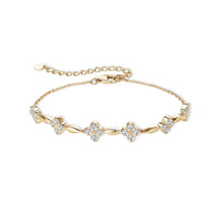 Lucky Charm – Clover&Leaf Bracelet