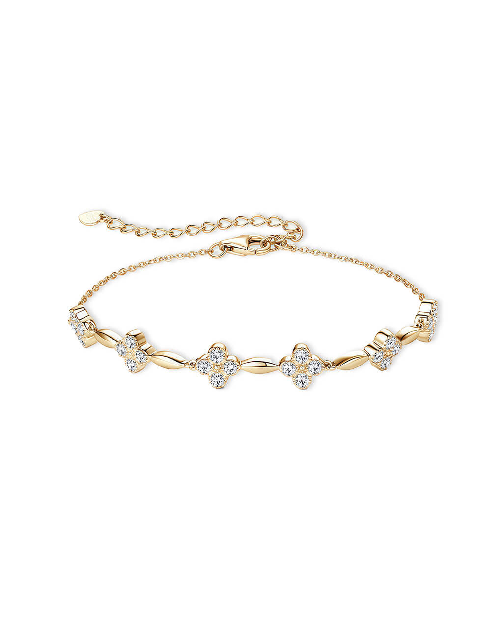 Lucky Charm – Clover&Leaf Bracelet