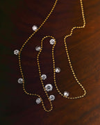 Stella Flow – 11 Diamonds Bead Necklace