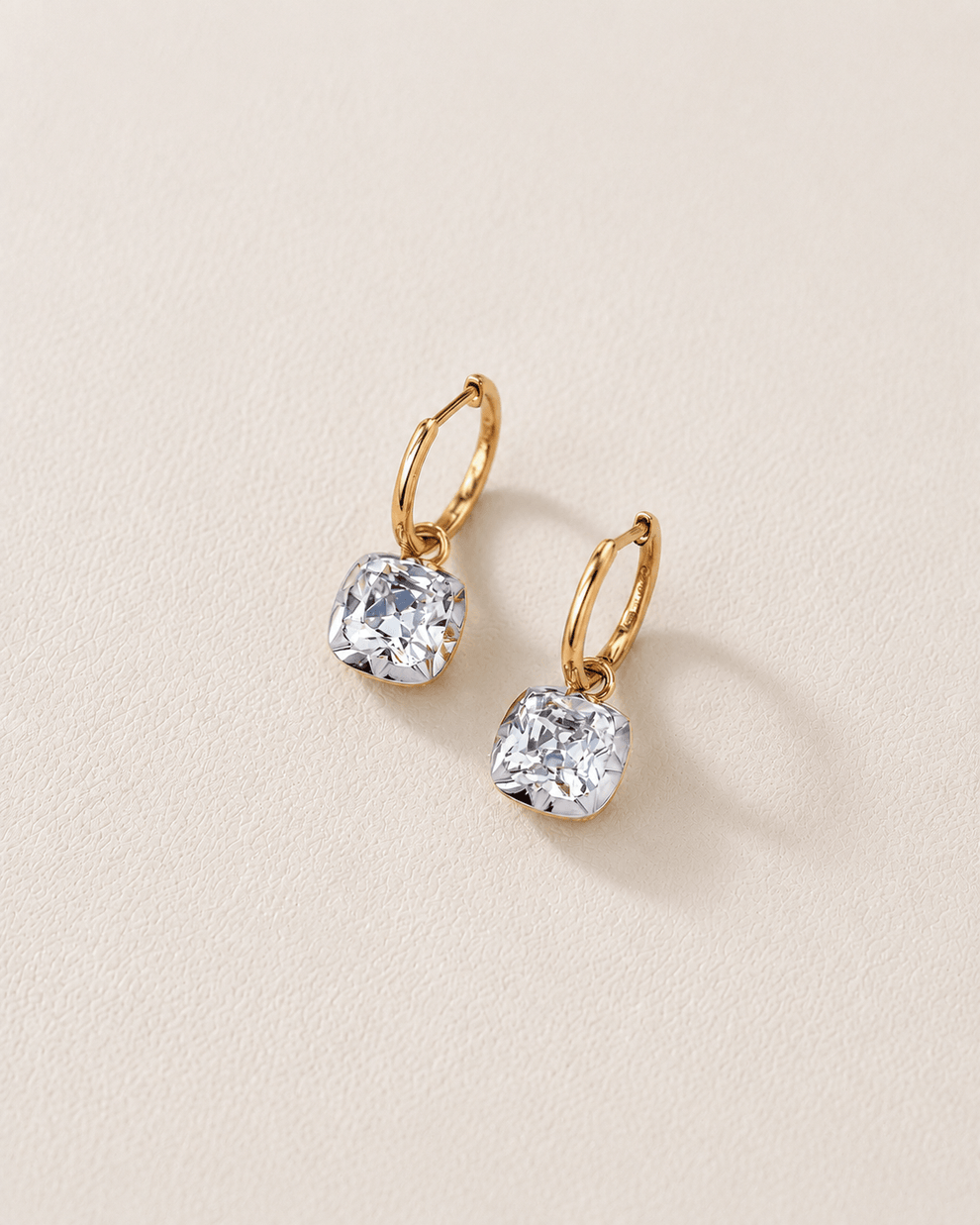 Debbie Multi-Cut Diamond Hoop Earrings