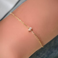 Stella Grace – Pear Diamond Gold Bracelet