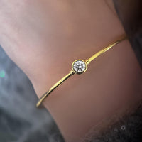 Eclipse Glow – 1/2 Carat Gold Bracelet