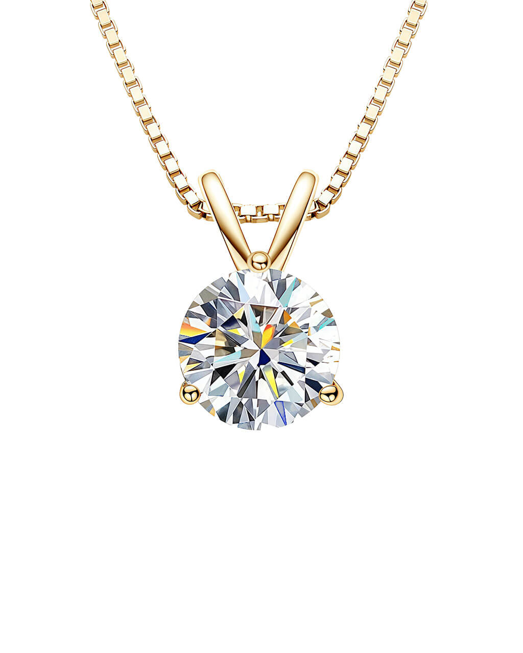 Solo Spark -1 Carat Solitaire Diamond Necklace