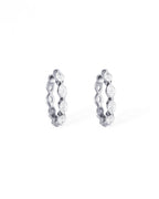Vela Loop – Marquise Diamond Huggie Earrings