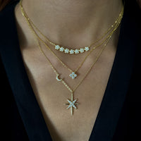 Ivy Spark – Four Stone Lucky Clover Necklace