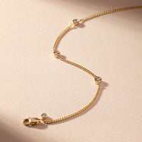 Lumi Bezel Diamond Bracelet