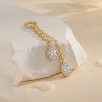 Aurelle Swing– Pear Diamond Earrings Charm
