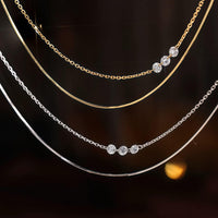 Astra Beam – Triple Diamond Layered Bracelet