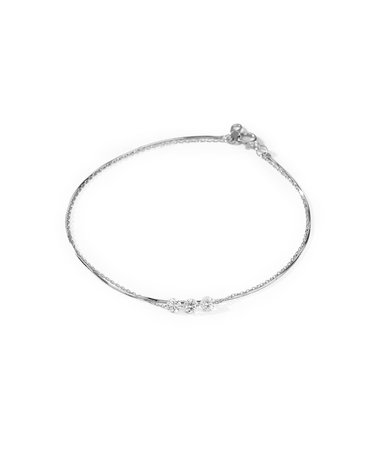 Astra Beam – Triple Diamond Layered Bracelet