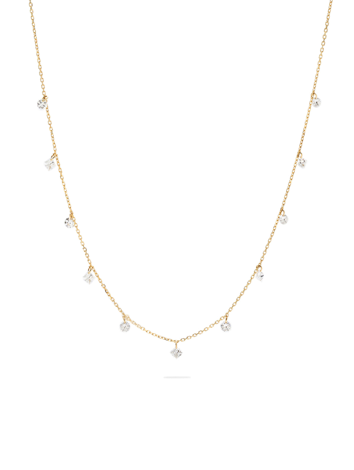 Elysia Diamond Station Necklace