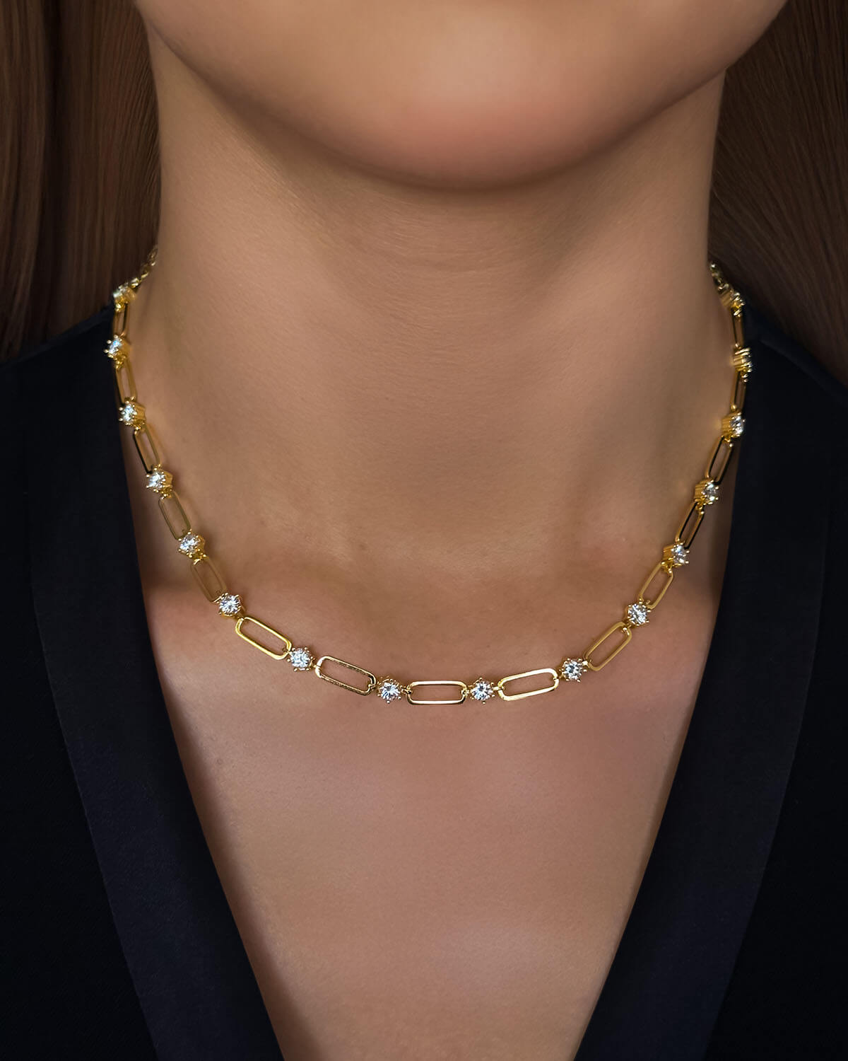Celeste Link – Modern Chain Necklace