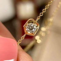 Sol Bean – Petite Bezel Diamond Bracelet
