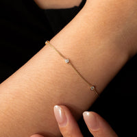 Lumi Bezel Diamond Bracelet