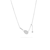 Solea Diamond Tennis Racket Necklace