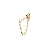 Elio Chain – Beaded Chain Single Earring
