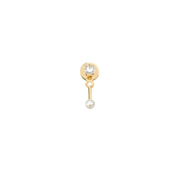 Marwen L-Shape Diamond Stud Earrings