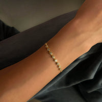 Aurora Line – Single Row Diamond Bracelet