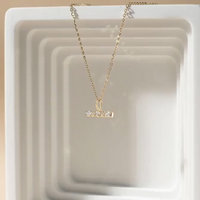 Aveline Small Diamond T Bar Necklace