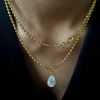 Lina Glow – Half Carat Beaded Necklace