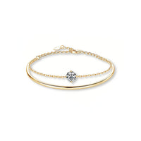 Eternal Bond – Double Layer Diamond Bracelet