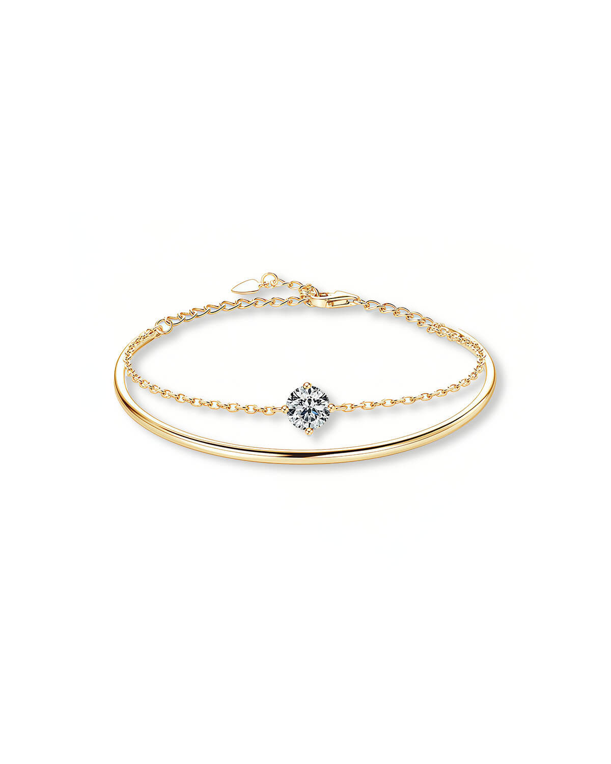 Eternal Bond – Double Layer Diamond Bracelet