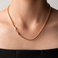 Lina Glow – Half Carat Beaded Necklace