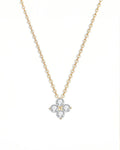 Ivy Spark – Four Stone Lucky Clover Necklace