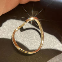 Serra Flow – Diamond Fine Waves Ring