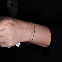 Astra Beam – Triple Diamond Layered Bracelet