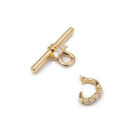 Vela Princess Lab Diamond T Bar Pendant
