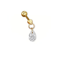 Mira Shapes – Drilled Lab Diamond Stud Earrings