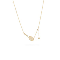 Solea Diamond Tennis Racket Necklace