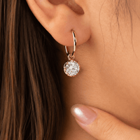 Debbie Multi-Cut Diamond Hoop Earrings