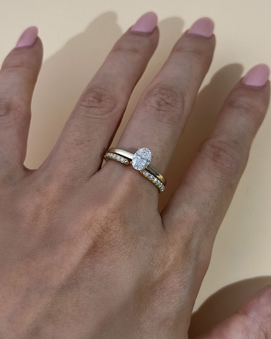 Soleil Oval – 1 Carat Oval Diamond Ring