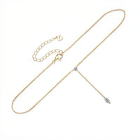 Cascade Line – Vertical Drop Necklace