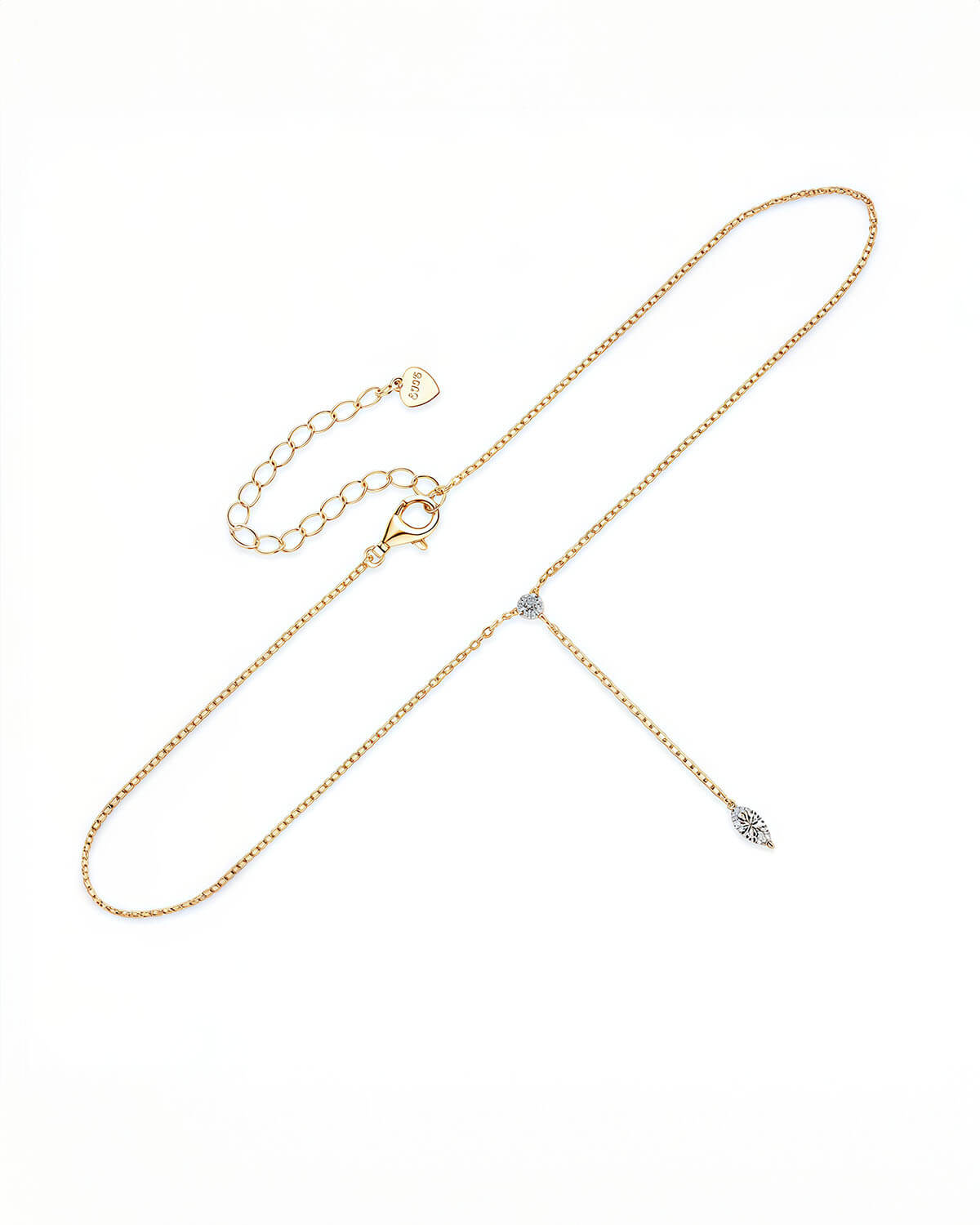 Cascade Line – Vertical Drop Necklace