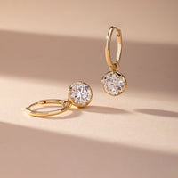 Debbie Multi-Cut Diamond Hoop Earrings