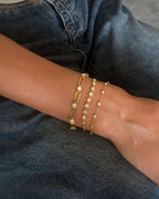 Elora Glint - Dainty Diamond Gold Bracele
