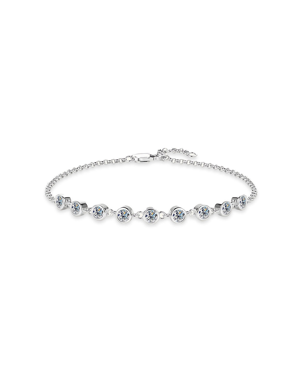 Aurora Line – Single Row Diamond Bracelet