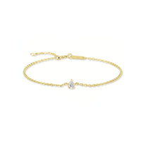 Stella Grace – Pear Diamond Gold Bracelet