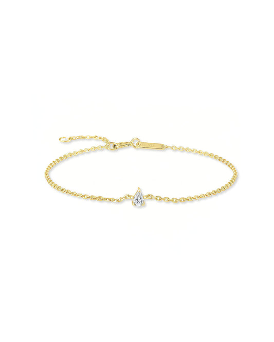 Stella Grace – Pear Diamond Gold Bracelet