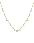 Stella Flow – 11 Diamonds Bead Necklace