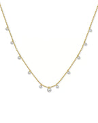 Stella Flow – 11 Diamonds Bead Necklace