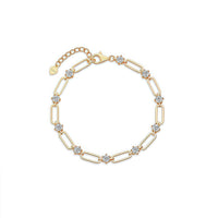 Celeste Link – Openwork Diamond Bracelet