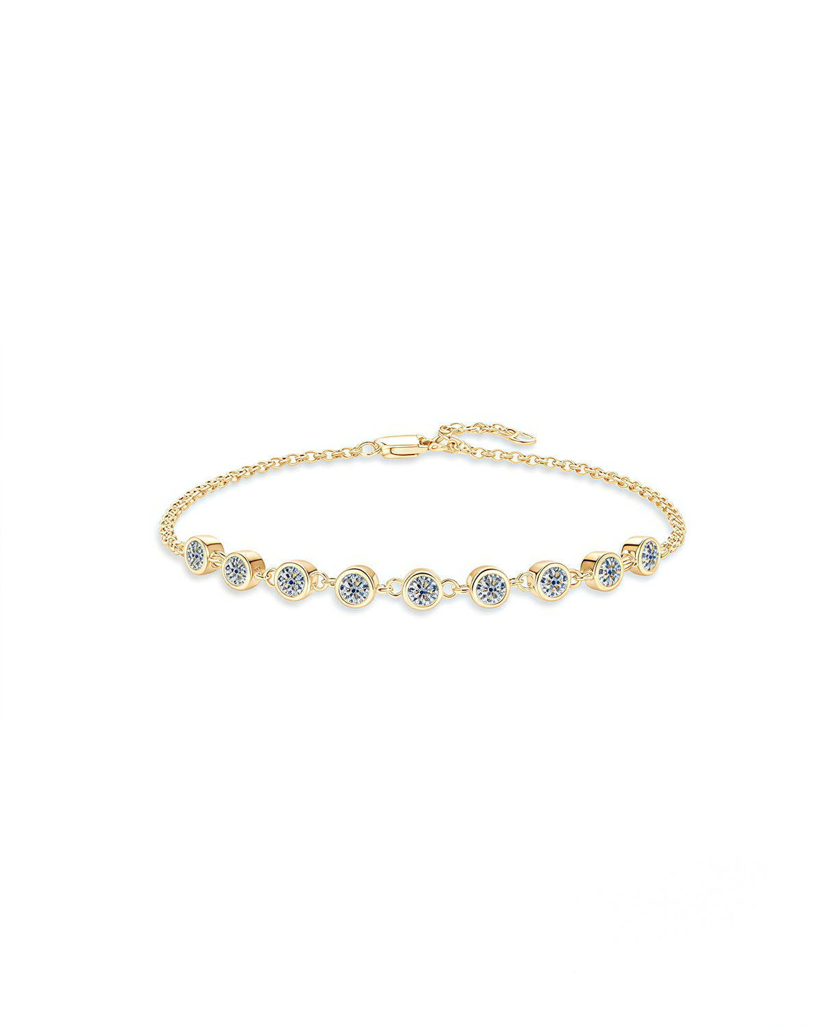 Aurora Line – Single Row Diamond Bracelet