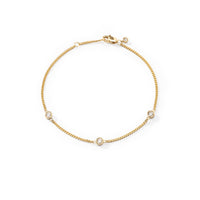 Lumi Bezel Diamond Bracelet