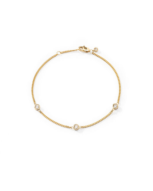 Lumi Bezel Diamond Bracelet