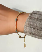 Sol Link – Bezel Diamond Bracelet