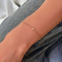 Stella Grace – Pear Diamond Gold Bracelet
