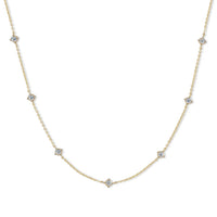 Eternal Glow - Lab Diamond Station Necklace